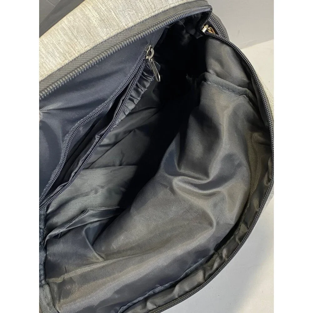 EDDIE BAUER 1st Adventure Cascade Backpack Baby Diaper Bag Gray Insulated Pocket - Picture 7 of 8